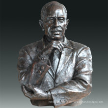 Большая фигура Экономист-экономист Кейнс Бронзовая скульптура Tpls-082